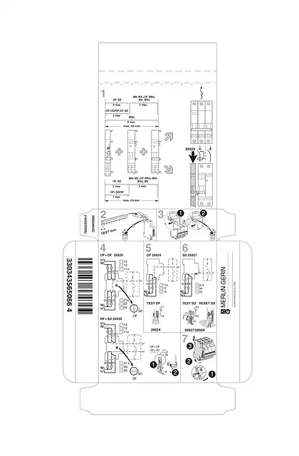 schneider施耐德OF_ SD_ OF+SD_OF IEC - User Guide printed on box